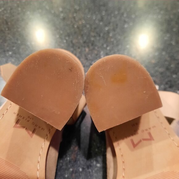 Marc Fisher MLVashi Ankle Strap Sandals in Beige, Size 8M - Picture 8 of 13
